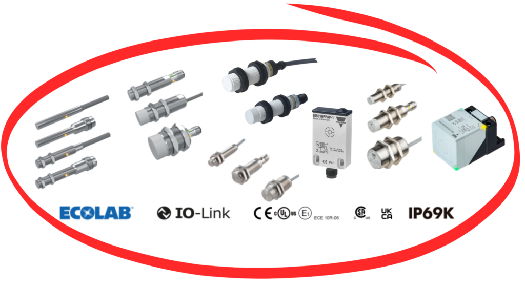 Gama de sensores inductivos de Carlo Gavazzi